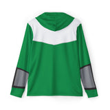 Timeranger Time Green Hoodie (Full Print) Lightweight, Breathable, workout, pull over, fitness Hoodie Super Sentai Custom