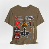 Shinkenger Shiba Red Tee Super Sentai T Shirt Custom Graphic Art Cosplay Shirts Rangers Retro Vintage 90s Tee