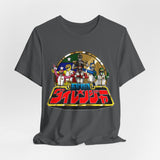 Dairanger Tee Super Sentai T Shirt Custom Graphic Art Cosplay Shirts Rangers Retro Vintage 90s