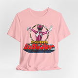 Pink Zyuranger Tee Super Sentai T Shirt Custom Graphic Art Cosplay Shirts Rangers Retro Vintage 90s