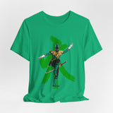 Green Samurai Dragon Ranger Tee Custom Graphic Art Cosplay Shirts Rangers Retro Vintage 90s