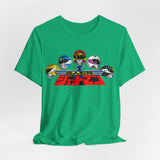 Jetman Team Tee Super Sentai T Shirt Custom Graphic Art Cosplay Shirts  Retro Vintage 90s
