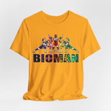Bioman Tee Custom Graphic Art Cosplay Shirts Rangers Retro Vintage 90s