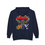 Zyuranger Daizyujun Full Zip Hoodie Custom Graphic Art Cosplay Shirts Rangers Retro Vintage 90s