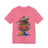 Zyuranger Mechas Tee  Custom Graphic Art Cosplay Shirts Rangers Retro Vintage 90s