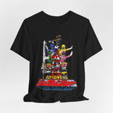 Zyuranger Mecha Tee Custom Graphic Art Cosplay Shirts Rangers Retro Vintage 90s