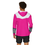 Timeranger Time Pink Hoodie (Full Print) Lightweight, Breathable, workout, pull over, fitness Hoodie Super Sentai Custom