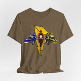 Battle Bikes Vintage Style Tee Super Sentai T Shirt Custom Graphic Art Cosplay Shirts Rangers Retro Vintage 90s
