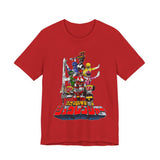 Zyuranger Mecha Tee Custom Graphic Art Cosplay Shirts Rangers Retro Vintage 90s
