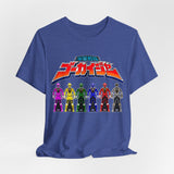 Gokaiger Ranger Keys Tee Super Sentai T Shirt Custom Graphic Art Cosplay Shirts Rangers Retro Vintage 90s