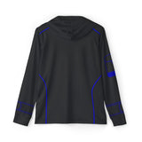 Overdrive Blue Ranger Hoodie (Full Print) Lightweight, Breathable, workout, pull over, fitness Hoodie (Full Print) Super Sentai Custom