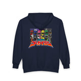 Gokaiger Full Zip Hoodie Custom Graphic Art Cosplay Shirts Rangers Retro Vintage 90s