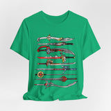 Sentai Swords Tee Super Sentai T Shirt Custom Graphic Art Cosplay Shirts Rangers Retro Vintage 90s Tee