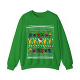 MMPR Ugly Christmas Sweatshirt Custom Graphic Art Cosplay Shirts Rangers Retro Vintage 90s