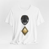 Black Shield Tee Super Sentai T Shirt Custom Graphic Art Cosplay Shirts Rangers Retro Vintage 90s