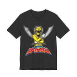 Gokai Yellow Tee Super Sentai T Shirt Custom Graphic Art Cosplay Shirts Rangers Retro Vintage 90s