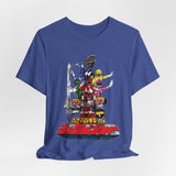 Zyuranger Mecha Tee Custom Graphic Art Cosplay Shirts Rangers Retro Vintage 90s