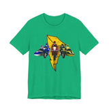 Battle Bikes Vintage Style Tee Super Sentai T Shirt Custom Graphic Art Cosplay Shirts Rangers Retro Vintage 90s