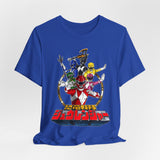 Zyuranger Team Tee Super Sentai T Shirt Custom Graphic Art Cosplay Shirts Rangers Retro Vintage 90s
