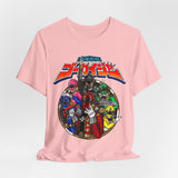 Gokaiger Team Tee Custom Graphic Art Cosplay Shirts Rangers Retro Vintage 90s