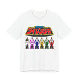 Dairanger keys Tee Super Sentai T Shirt Custom Graphic Art Cosplay Shirts Rangers Retro Vintage 90s