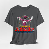Pink Zyuranger Tee Super Sentai T Shirt Custom Graphic Art Cosplay Shirts Rangers Retro Vintage 90s
