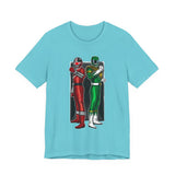 BFF Rangers Tee  Custom Graphic Art Cosplay Shirts Rangers Retro Vintage 90s