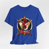 Abaranger Red Tee Custom Graphic Art Cosplay Shirts Rangers Retro Vintage 90s
