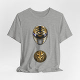 White Helmet Tee Custom Graphic Art Cosplay Shirts Rangers Retro Vintage 90s