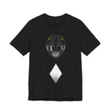 Black Helmet Tee Custom Graphic Art Cosplay Shirts Rangers Retro Vintage 90s