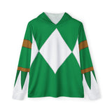 Zyuranger Green Hoodie (Full Print) Lightweight, Breathable, workout, pull over, fitness Hoodie Super Sentai Custom