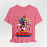 Zyuranger Team Tee Super Sentai T Shirt Custom Graphic Art Cosplay Shirts Rangers Retro Vintage 90s