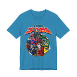 Gokaiger Team Tee Custom Graphic Art Cosplay Shirts Rangers Retro Vintage 90s