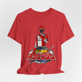 Boukenger Red Tee Super Sentai T Shirt Custom Graphic Art Cosplay Shirts Rangers Retro Vintage 90s