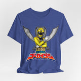 Gokai Yellow Tee Super Sentai T Shirt Custom Graphic Art Cosplay Shirts Rangers Retro Vintage 90s