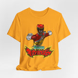 Kyoryuger Red Tee Super Sentai T Shirt Custom Graphic Art Cosplay Shirts Rangers Retro Vintage 90s