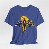 Battle Bikes Vintage Style Tee Super Sentai T Shirt Custom Graphic Art Cosplay Shirts Rangers Retro Vintage 90s