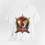 Abaranger Red Tee Custom Graphic Art Cosplay Shirts Rangers Retro Vintage 90s