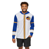 Dairanger Blue Hoodie (Full Print) Lightweight, Breathable, workout, pull over, fitness Hoodie Super Sentai Custom