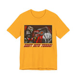 Shift Into Turbo Tee Custom Graphic Art Cosplay Shirts Rangers Retro Vintage 90s