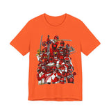 Sentai Front and Back Tee  Custom Graphic Art Cosplay Shirts Rangers Retro Vintage 90s