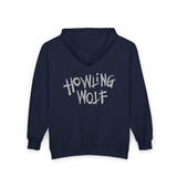 Howling Wolf Full Zip Hoodie Custom Graphic Art Cosplay Shirts Rangers Retro Vintage 90s