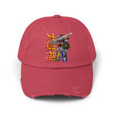 Zyuranger Daizyujin Distressed Hat Super Sentai T Shirt Custom Graphic Art Cosplay Shirts  Retro Vintage 90s