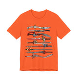 Sentai Swords Tee Super Sentai T Shirt Custom Graphic Art Cosplay Shirts Rangers Retro Vintage 90s Tee