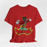 Kyoryuger Red Tee Super Sentai T Shirt Custom Graphic Art Cosplay Shirts Rangers Retro Vintage 90s