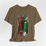 BFF Rangers Tee  Custom Graphic Art Cosplay Shirts Rangers Retro Vintage 90s