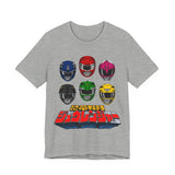 Zyuranger Team Tee Custom Graphic Art Cosplay Shirts Rangers Retro Vintage 90s