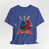 Gokaiger Gokai Red/Blue Tee Super Sentai T Shirt Custom Graphic Art Cosplay Shirts Rangers Retro Vintage 90s
