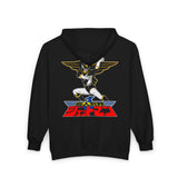 Black Condor Full Zip Hoodie Custom Graphic Art Cosplay Shirts Rangers Retro Vintage 90s