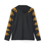 Abaranger Black Hoodie (Full Print) Lightweight, Breathable, workout, pull over, fitness Hoodie Super Sentai Custom